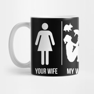 Your Wife - My Wife Cat Lover T-Shirt Mug